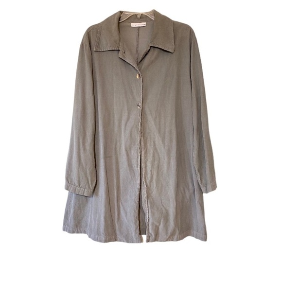bryn Walker Jackets & Blazers - Bryn Walker Long Corduroy Jacket Gray Sz Small